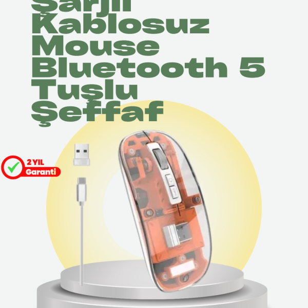 Geniş Uyumluluklu Kablosuz Fare – Windows, Mac, Linux Destekli