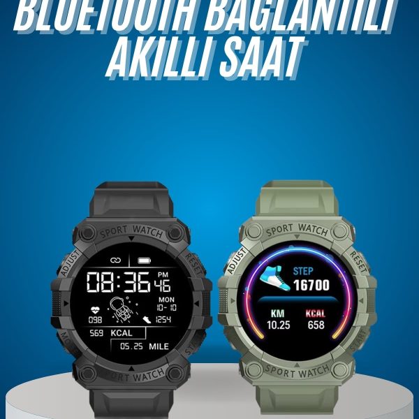 Yeni Nesil Akıllı Saat Bluetooth Bağlantılı Su Geçirmez Android ve İOS Uyumlu