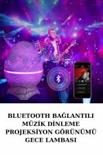 Dinozor Speaker Renk Değiştirme Projeksiyon Modu Bluetooth Hoparlör Gece Lambası - Görsel 2
