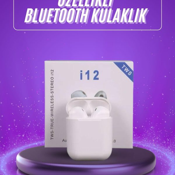 Yeni Nesil Beyaz TWS Bluetooth Kulaklık Android ve İOS Uyumlu Kablosuz Kulaklık