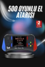 3.5 İnç 500&apos;ü 1 Arada Klasik Oyun Konsolu Nostalji Oyunlu Atari