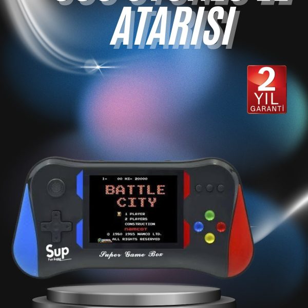 3.5 İnç 500&apos;ü 1 Arada Klasik Oyun Konsolu Nostalji Oyunlu Atari