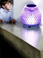 G5 Kristal Şarjlı Masa Lambası - 7 Renk Gece Lambası ve Bluetooth Hoparlör - Görsel 3