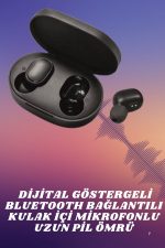 Kablosuz Kulak İçi Bluetooth Kulaklık Stereo Dokunmatik Kontrollü Kulaklık - Görsel 2