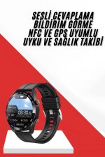Akıllı Saat 3 Kordon Akıllı Saat Android ve İOS Uyumlu Uzun Ömürlü Titreşimli - Görsel 2