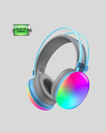 40mm Sürücülü RGB Kablosuz Kulaklık – Oyun ve Müzik için - Görsel 2
