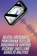 Extra Bass Kablosuz Kulaklık Işıklı Bluetooth Kulaklık Powerbank Özellikli