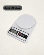 10 Kg Kapasiteli LCD Ekranlı Dijital Mutfak Tartıs - Görsel 2