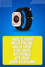 Android ve İOS Uyumlu Arama Konuşma Yapabilen Akıllı Saat - Görsel 2