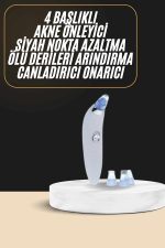 Siyah Nokta Temizleme Cihazı 4 Başlıklı Vakumlu Pilli Ölü Deri Arındırma - Görsel 2
