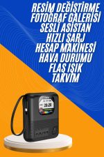 Akıllı Powerbank 10.000 Mah Ekranlı Müzik Dinleme Oyun Oynama Bluetooth Bağlantılı - Görsel 2