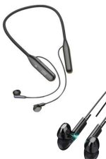 Boyun Bantlı Kablolu Yüksek Ses Kaliteli Bluetooth Kulaklık Uzun Pil Ömrü 100 saat sarj - Görsel 3
