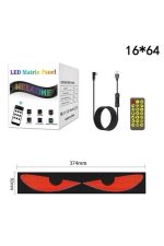 LED Matrix Panel RGB Ekran Kumandalı 16X64 Araç Camına Uygun - Görsel 3