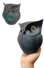Siyah Bluetooth Hoporlör Baykuş Speaker Bluetooth 5.0 Bağlantılı - Görsel 3