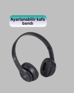 Mikrofonlu Kablosuz Kulaklık | Uzun Pil Ömrü ve Stereo Ses Performansı - Görsel 3