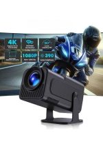 Android Projeksiyon Siyah Taşınabilir Sinema Projektörü 4k 1080p Ev Sineması Bluetooth - Görsel 3