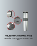 5 Farklı Kesim Tarağıyla Gelen Çok Amaçlı Tıraş Cihazı - Görsel 3
