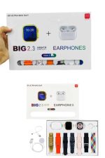 Akıllı Saat Bluetooth Kulaklık Hediyeli Bildirim Görme Sesli Görüşme Çoklu Kordon - Görsel 3