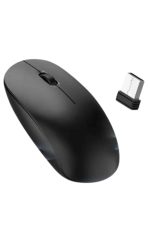 Siyah Kablosuz Mouse Wireless Mouse Minimal Tasarım - Görsel 4