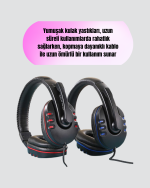 Stereo Mikrofonlu Kablolu Oyun Kulaklığı – Konforlu ve Net Ses İletimi - Görsel 4