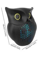 Siyah Bluetooth Hoporlör Baykuş Speaker Bluetooth 5.0 Bağlantılı - Görsel 4