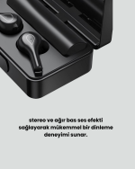 Akıllı Ekranlı Bluetooth Kulaklık – Derin Bas ve Net Tiz - Görsel 4