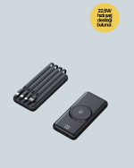 10000mAh Kablosuz ve Hızlı Şarj Destekli Powerbank – Taşınabilir Şarj Gücü - Görsel 4