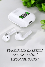 Dokunmatik Kontrol ve LED Göstergeli TWS Bluetooth Kulaklık - Görsel 4
