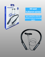 Polygold PG-100 Type-C Şarjlı Bluetooth Kulaklık – Boyun Askılı, Uzun Pil Ömürlü, Mikrofonlu - Görsel 2