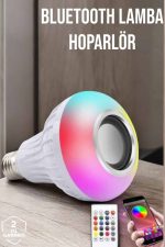 Bluetooth Hoparlör RGB LED Teknolojisi ile Müzik ve Aydınlatma