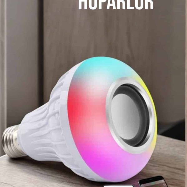 Bluetooth Hoparlör RGB LED Teknolojisi ile Müzik ve Aydınlatma