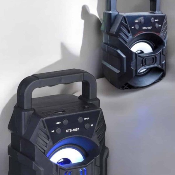 Taşınabilir Bluetooth Hoparlör Led Işıklı Uzun Pil Ömrü