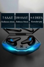 Bluetooth Gamer Oyuncu Kulaklığı ANC Özelliği Yüksek Ses Kaliteli - Görsel 3