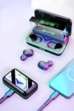 Powerbank Özellikli Kablosuz Bluetooth Kulaklık RGB Işıklı - Görsel 4