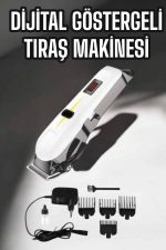 Tıraş Makinesi Uzun Ömürlü Batarya, Keskin Bıçaklar ve Profesyonel