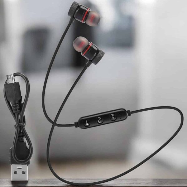 Mikrofonlu Kablosuz Sport Kulak İçi Mıknatıslı Kulaklık