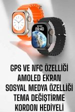 Akıllı Saat Sağlık Takibi Spor Modları ChatGPT Entegrasyon Ve Sesli Asistan - Görsel 2