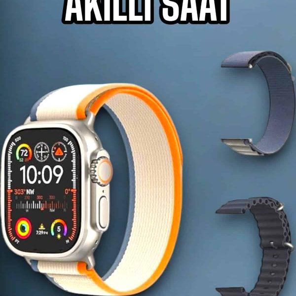 Akıllı Saat Android ve İOS Uyumlu NFC Ve GPS Özelliği Arama Cevaplayan