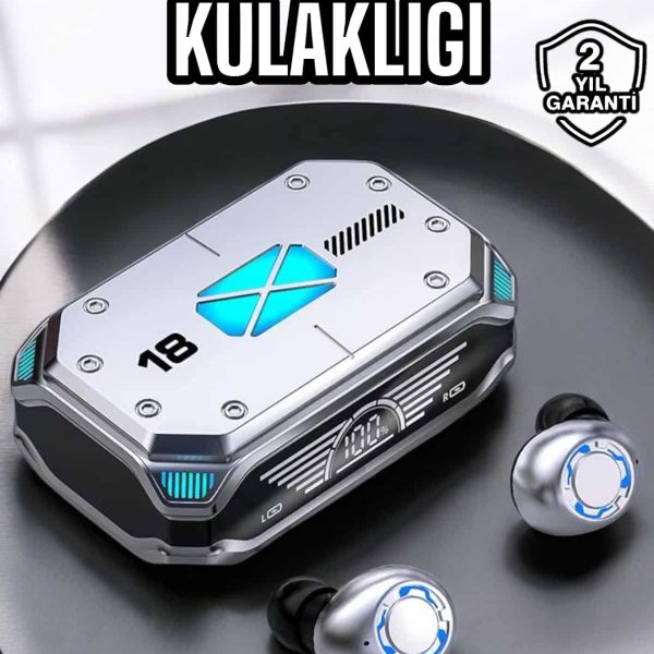 Oyuncu Kulaklığı Yeni Nesil Kablosuz Uzun Pil Ömrü Bluetooth Kulaklık