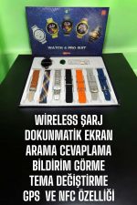 Yeni Nesil Akıllı Saat 2024 Model Uyku ve Sağlık Takibi Bluetooth Bağlantılı - Görsel 4