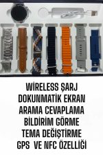 Akıllı Saat 7 Kordonlu Yeni Nesil Arama Cevaplayan Çok Fonksiyonlu - Görsel 2
