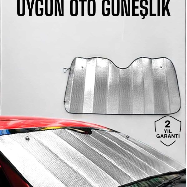 Oto Güneşlik Tüm Araç Tiplerine Uygun Isı Önleyici