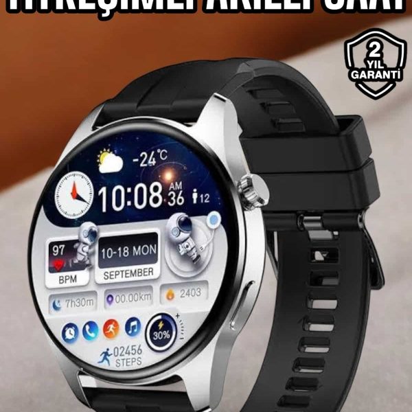 Akıllı Saat Tema Değiştirme Titreşimli Bluetooth Bağlantılı NFC Ve GPS Uyumlu