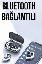Bluetooth Kulaklık Küpe Görünümlü Yüksek Ses Kaliteli Gamer Kulaklık - Görsel 3