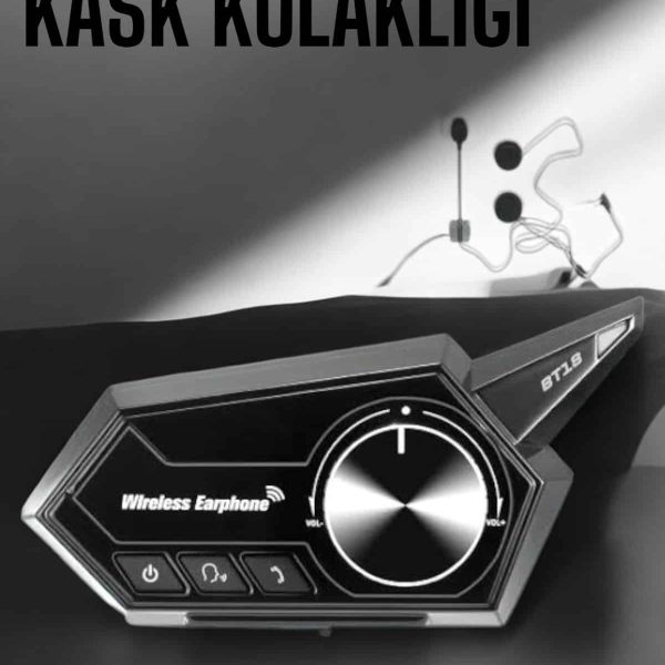 Motorcu Kulaklığı Kask Kulaklığı ANC Özelliği Sesli Görüşme Özelliği