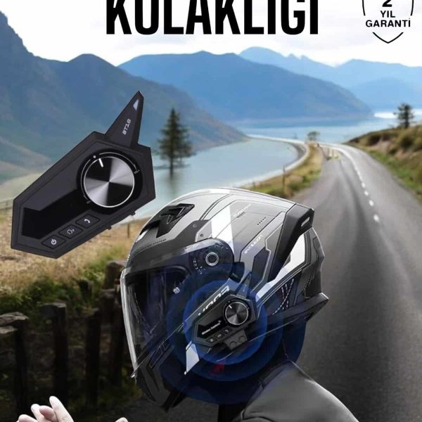 Intercom Kask Kulaklığı ANC Özelliği Yüksek Ses Kaliteli Bluetooth Kulaklık