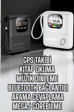 Akıllı Powerbank 10.000 MAH Müzik Dinleme Mesaj Gönderme Arama Cevaplama - Görsel 2