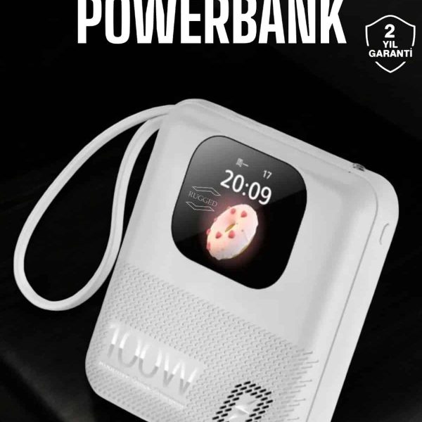 Powerbank Ekranlı Çok Fonksiyonlu Müzik Dinleme Kitap Okuma
