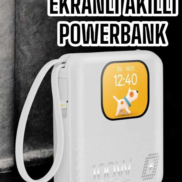 Yeni Nesil Akıllı Powerbank 10.000 MAH Çok Fonksiyonlu Müzik Dinleme