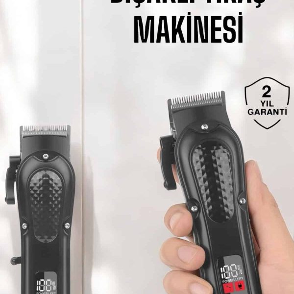 Sıfır Tıraş Makinesi Dijital Göstergeli Paslanmaz Çelik Bıçaklı Taşınabilir